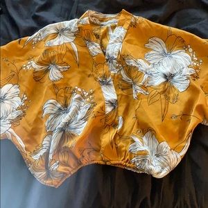 Flower print top